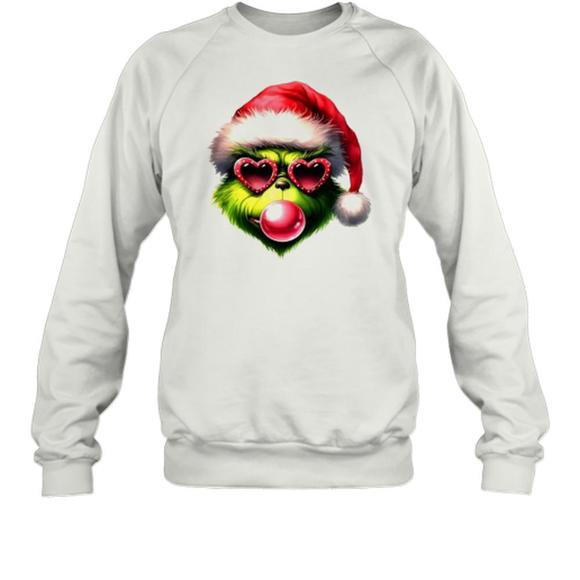 Other - Christmas Grinch Blowing Up Bubble Merry Grinchmas T-Shirt